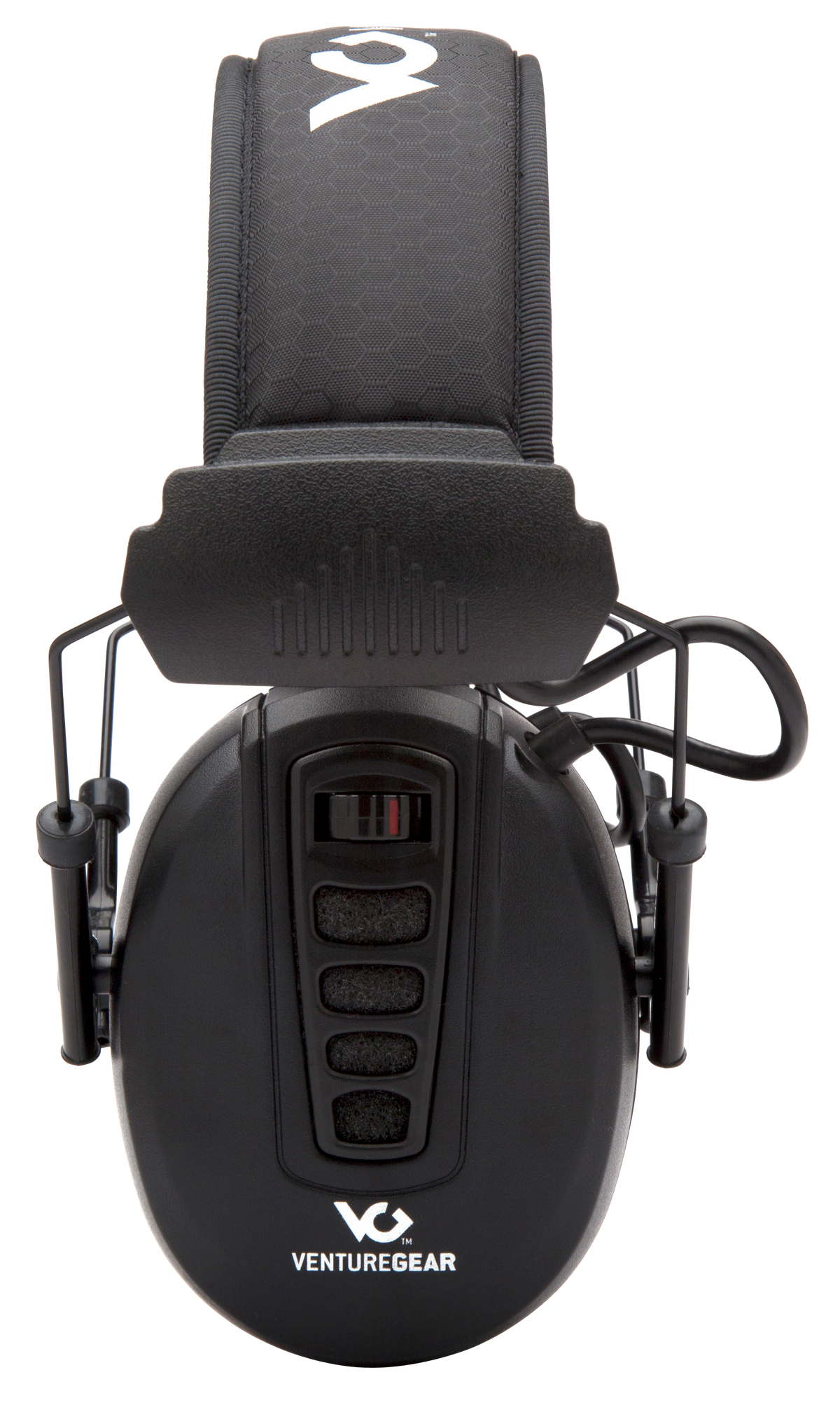 Pyramex Venture Gear Clandestine Electronic Muff 24 dB NRR Over the Head Black — view 2