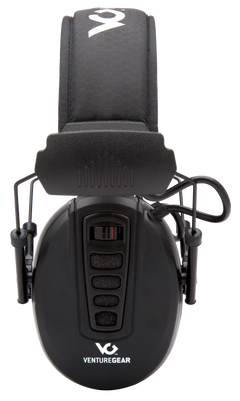 Pyramex Venture Gear Clandestine Electronic Muff 24 dB NRR Over the Head Black — view 2
