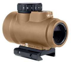 Trijicon MRO SD 1x25mm 2 MOA Green Dot Low Mount - Coyote Tan — view 2