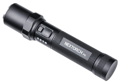 Nextorch P8 1600 Lumen 252m Beam USB-C Rechargeable Tactical Flashlight - Black — view 2