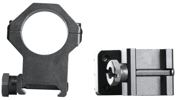 Weaver Mounts Six-Hole Skeleton Rings 1" Extra Extra High Matte Black Picatinny/Weaver — view 2