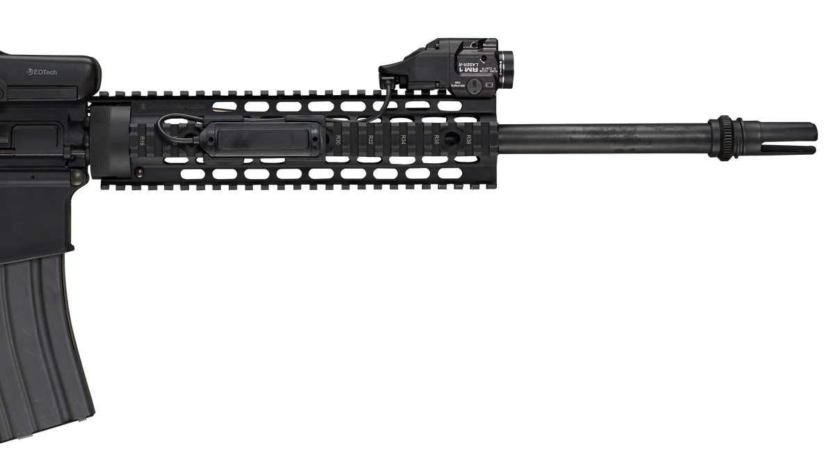 Streamlight 69445 TLR-1 RM 500 Lumen Weapon Light w/Red Laser Black Anodized Aluminum — view 2