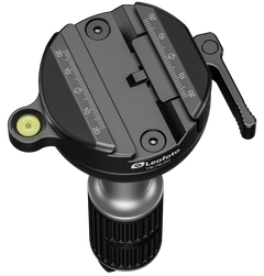 Leofoto USA YB-75LRC 75mm Leveling Head Black Aluminum — view 2
