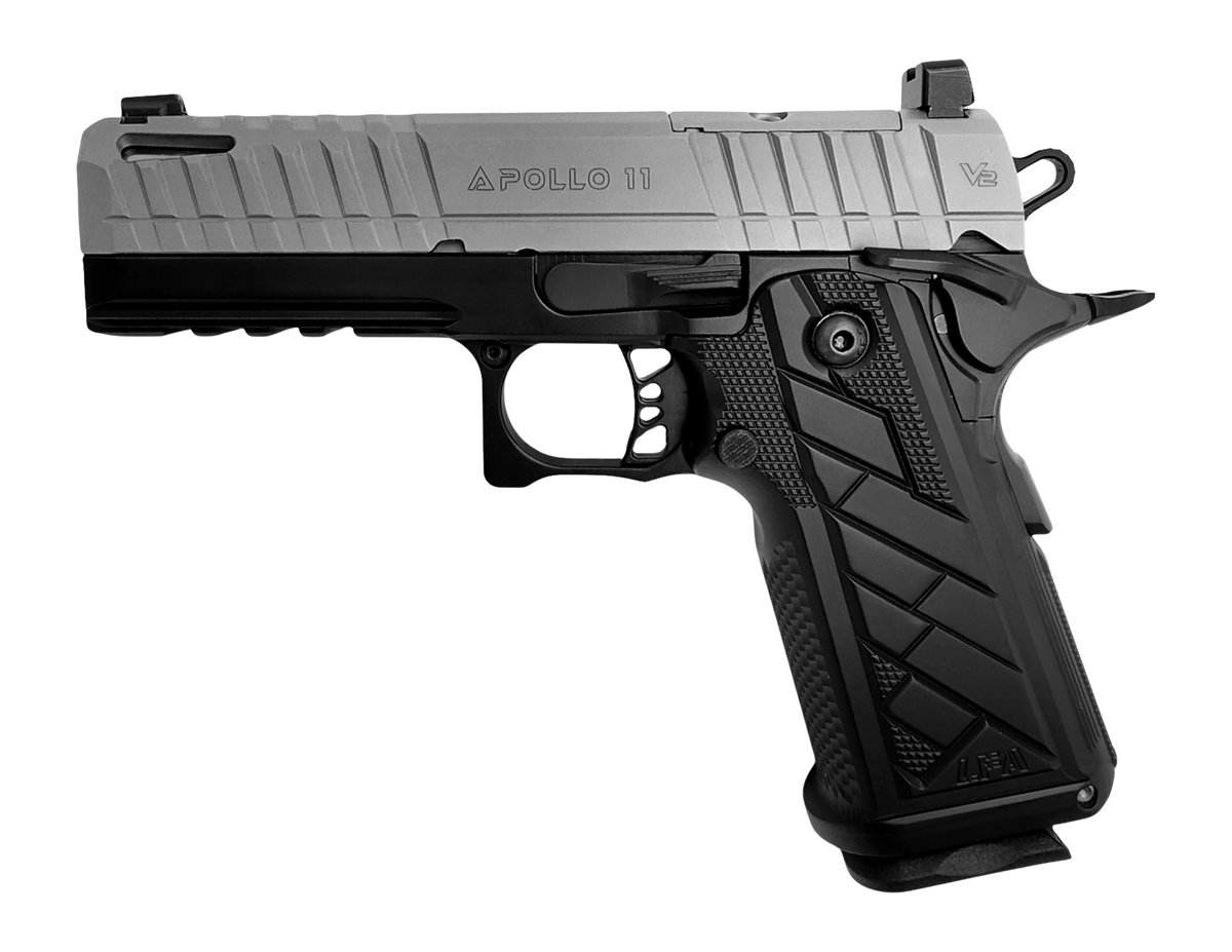 Live Free Armory Apollo 11 V2 Compact 9mm Luger 4.15" 18+1 Semi-Auto Pistol - Gray/Black Cerakote — view 2