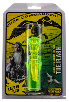 Duck Commander Flash Double Reed Mallard Hen Duck Call - Yellow Acrylic — view 2