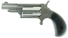 NAA 22MGRC Mini-Revolver 22 WMR 1.63" 5-Shot SAO - Stainless Steel, Black Rubber Grip — view 2