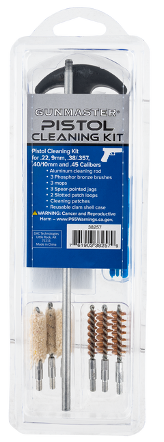 DAC GunMaster Universal Pistol Cleaning Kit Multi-Caliber 14-Piece — view 2