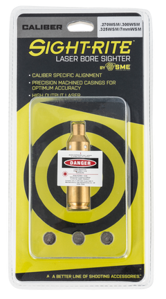 SME Sight-Rite Laser Bore Sighting System 270 WSM / 7mm WSM / 300 WSM / 325 WSM Brass Cartridge — view 2