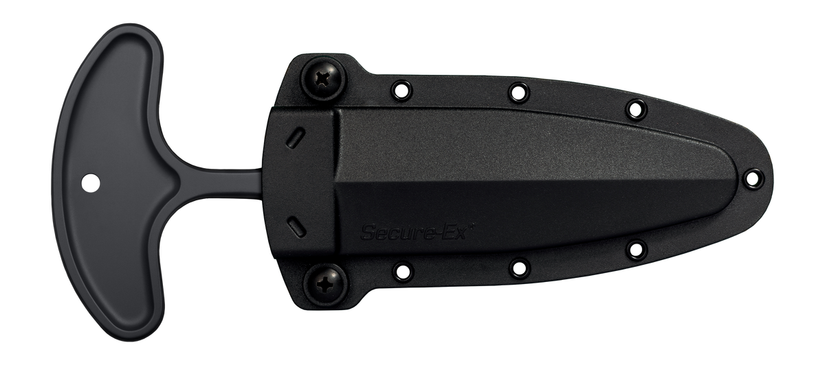 Cold Steel CS36MJ Drop Forged Push Knife 4" Fixed Plain Double Edge Spear Point 52100 High Carbon — view 2