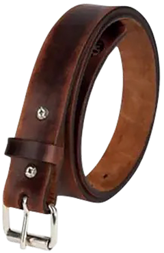 1791 Gunleather BLT-01 Gun Belt Vintage Leather 38/42 1.50" Buckle — view 2