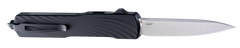 Hogue Counterstrike 3.35" OTF Drop Point Plain Stone Tumbled CPM 20V SS G-Mascus Black Aluminum/G10 — view 2