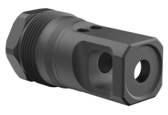 Breek Arms Plan B Echo Single Port 30 Cal 5/8x24 Steel Muzzle Brake - Black Nitride — view 2