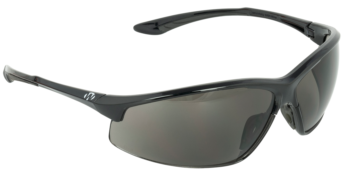 Walkers Game Ear IKON Tanker Ballistic Eyewear Smoke Gray Lens Matte Black Open Frame — view 2