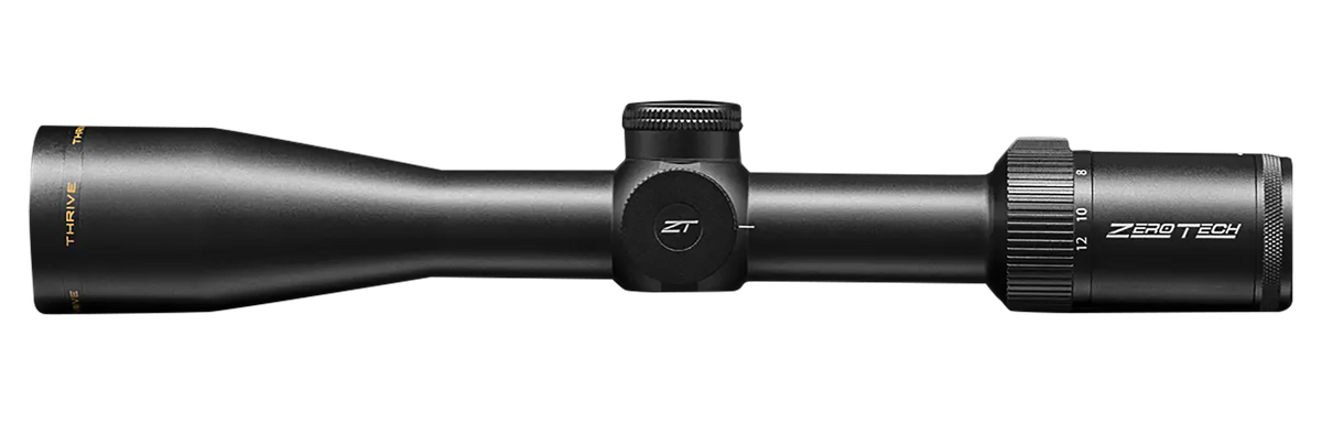 Zero Tech Optics Thrive 3-12x 44mm 30mm Tube PHR III Reticle Black Rifle Scope — view 2