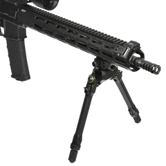 Leapers UTG TLUBP01 TBNR Bipod 8.5-11" Picatinny Black Anodized Aluminum/Steel — view 2