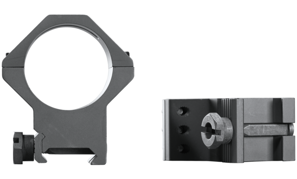 Weaver Mounts Six-Hole Picatinny Rings 34mm High Matte Black Aluminum — view 2