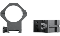 Weaver Mounts Six-Hole Picatinny Rings 34mm High Matte Black Aluminum — view 2