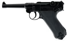 RWS Umarex Legends P.08 .177 BB 4.60" 21+1 CO2 Air Pistol - Black Polymer Grips — view 2