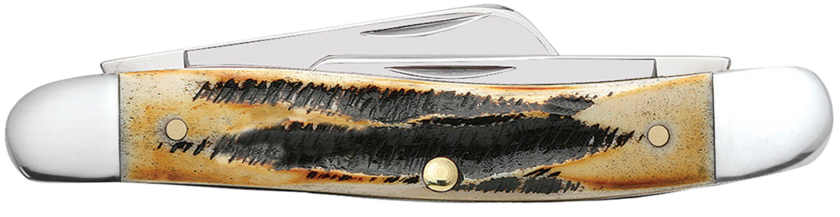 Case Stockman Medium 2.57"/1.88"/1.71" 3-Blade Folding Knife - 6.5 BoneStag - Tru-Sharp SS — view 2