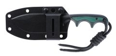 Columbia River CRKT 2376C Minimalist Nessmuk 2.9" Fixed Plain Stonewashed D2 Green/Black Micarta — view 2