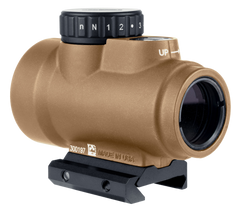 Trijicon MRO SD 1x25mm 2 MOA Red Dot Sight - Coyote Tan Low Mount — view 2