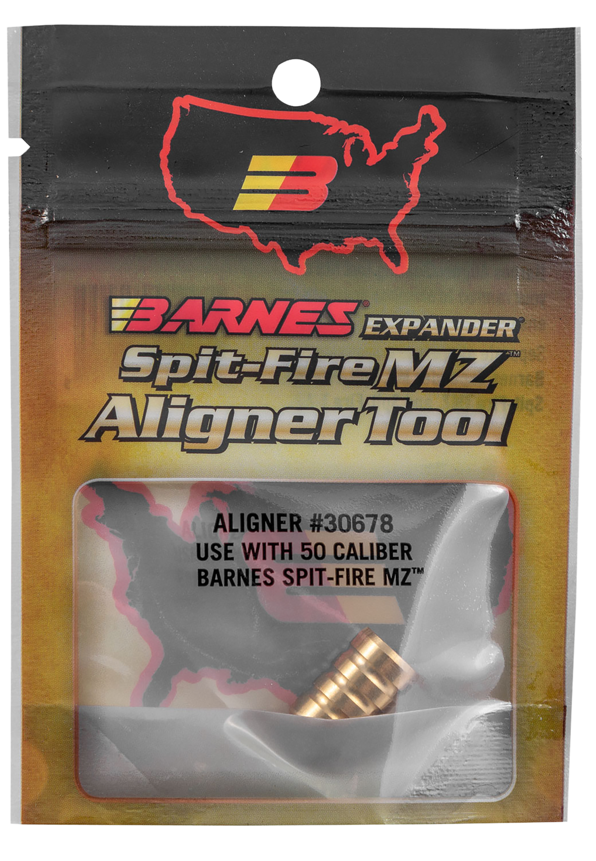 Barnes Bullets Spit-Fire MZ Alignment Tool .50 Cal Muzzleloader 0.75" Brass — view 2