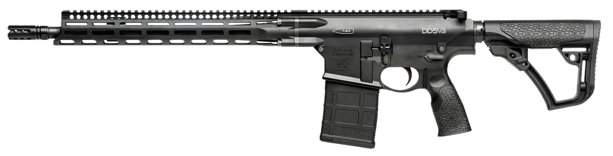 Daniel Defense DD5 V3 7.62x51mm NATO 16" 10+1 Semi-Auto Rifle - CA Compliant — view 2