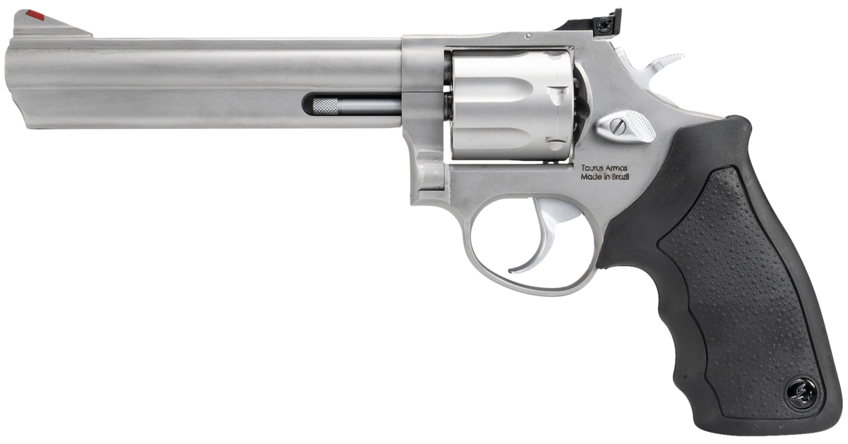 Taurus 66 357 Mag/38 Special +P 6" 7-Shot DA/SA Medium Revolver - Matte Stainless — view 2
