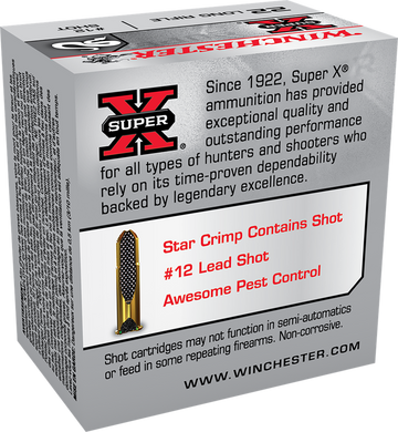 Winchester Ammo X22LRS Super X  22LR #12Shot 50 Per Box/100 Case