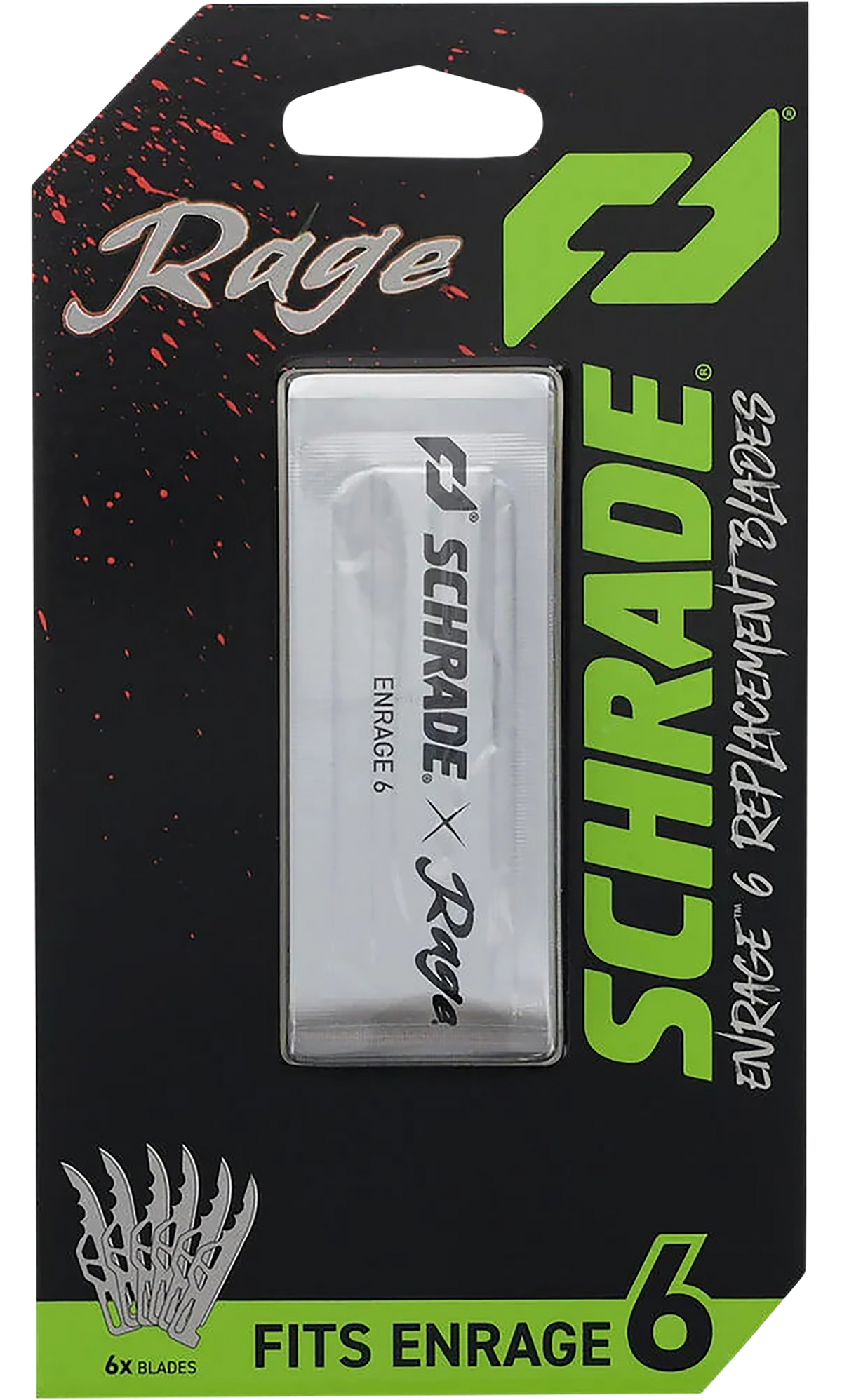 Schrade Enrage 8 Replacement Blades 3" 420A Stainless Steel - 8 Blade Pack — view 2