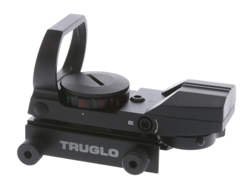 TruGlo TG-8360B Open Dot Sight 1x 34mm Multi Reticle Red/Green Black Anodized — view 2