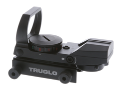 TruGlo TG-8360B Open Dot Sight 1x 34mm Multi Reticle Red/Green Black Anodized — view 2