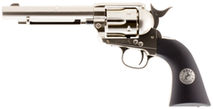RWS Umarex Colt Peacemaker CO2 .177 Pellet 5" 6rd Single Action Air Pistol - Nickel Frame — view 2