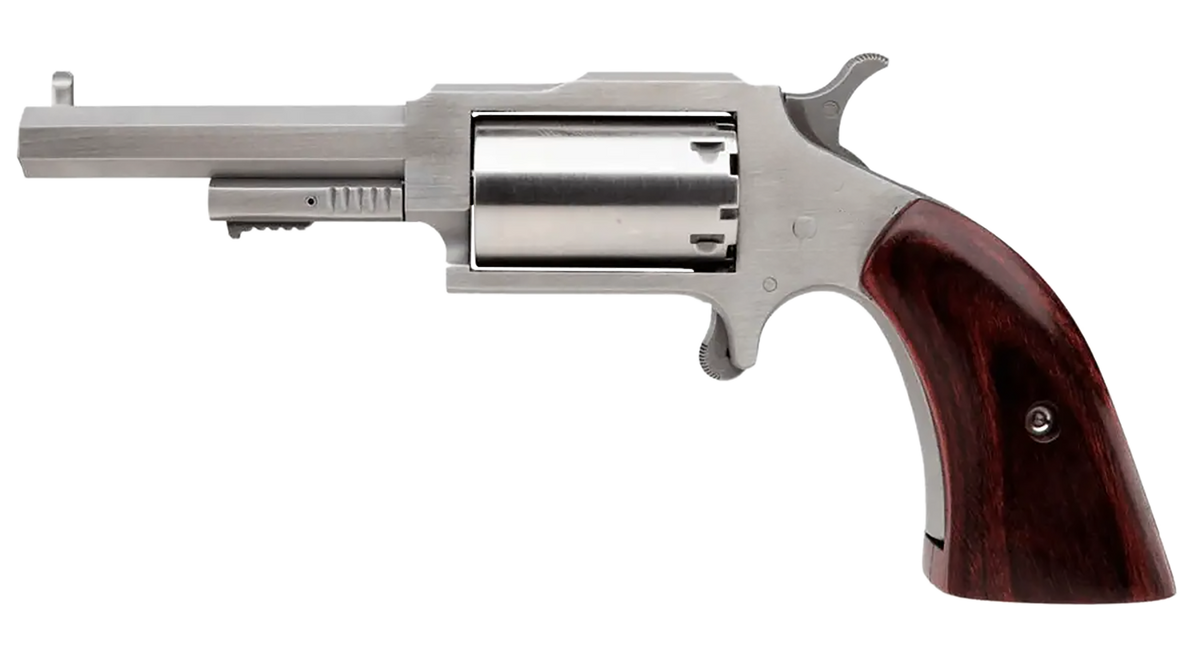North American Arms 1860 Sheriff 22 WMR 5-Shot 2.5" SAO Stainless Mini-Revolver — view 2