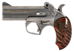 Bond Arms PT2A Protect the 2nd Amendment 45 Colt/410 Bore 2-Shot 4.25" Derringer - Stainless/Rosewood — view 2