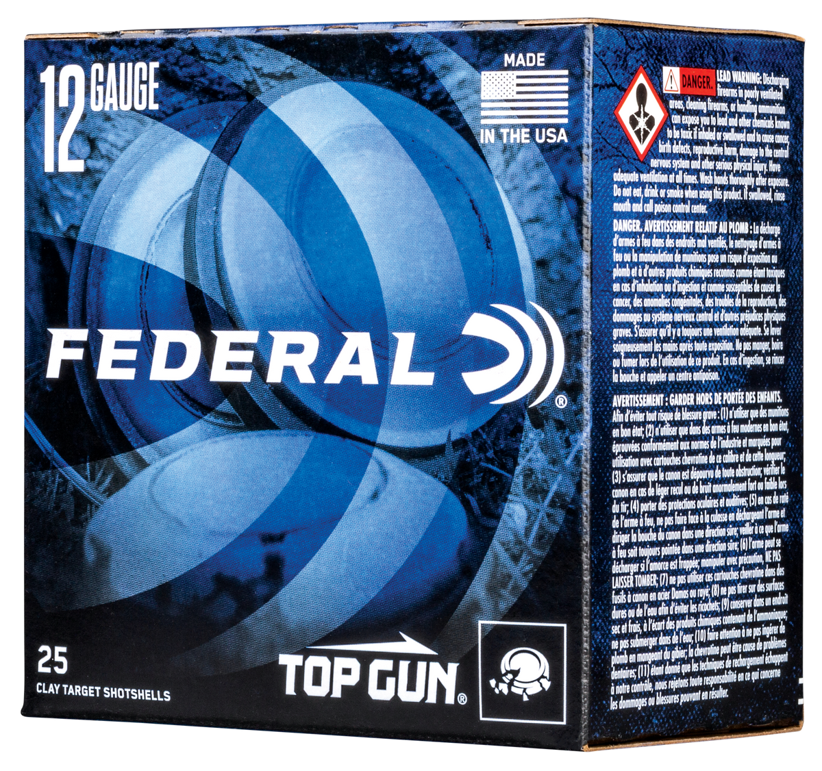 Federal TGL129 Top Gun  12Gauge 2.75" 1 1/8oz 9Shot 25 Per Box/10 Case — view 2