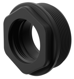 Breek Arms Hub One Plan B Ultralight 1.375x24 Titanium DLC Black - Suppressor Hub — view 2