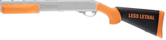 Hogue OverMolded Less Lethal Stock & Forend Combo Kit 12 Gauge Remington 870 Black/Orange — view 2