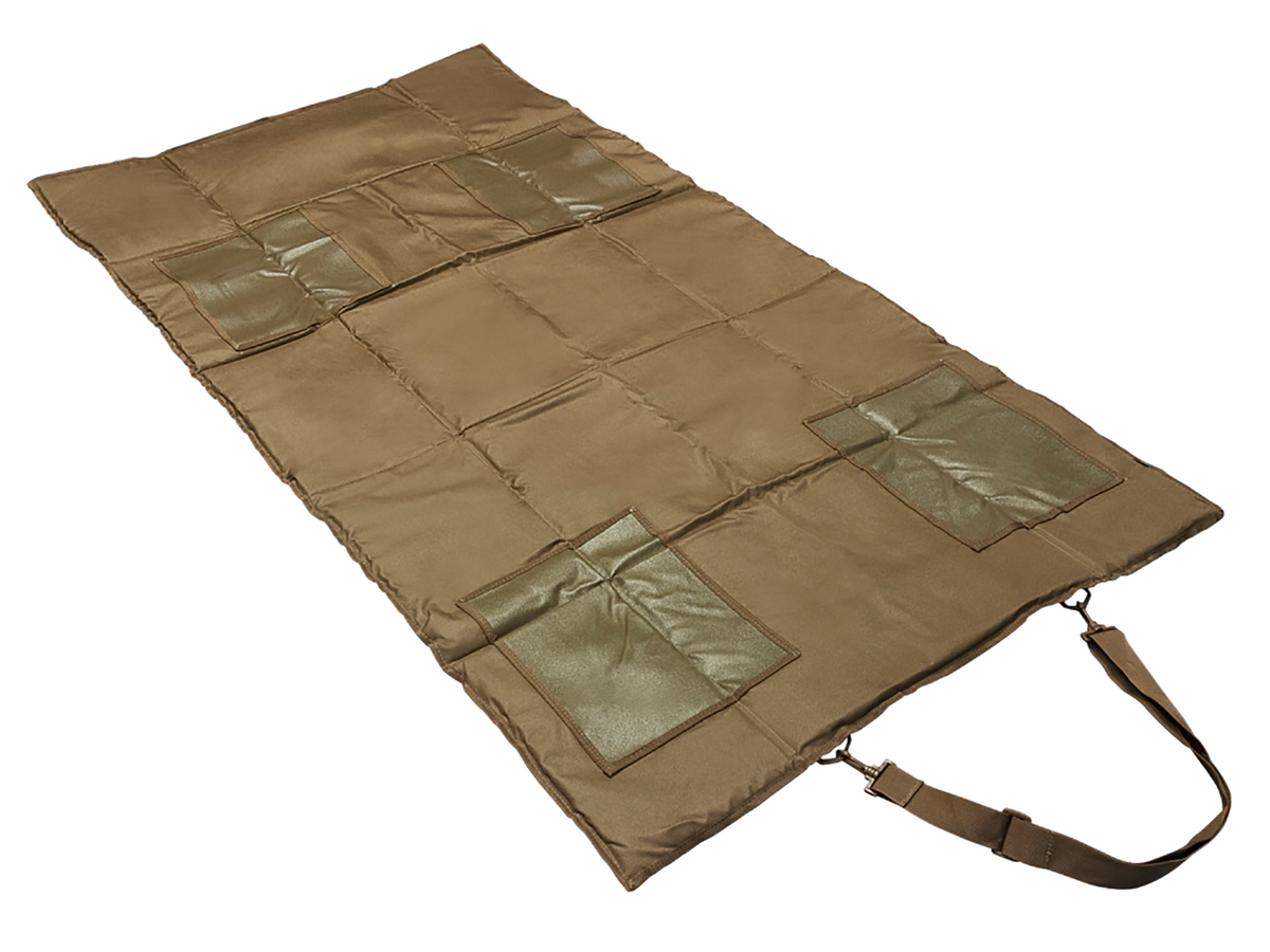 NcSTAR CVSHMR2957T Roll Up Shooting Mat Tan 69" x 35" PVC — view 2