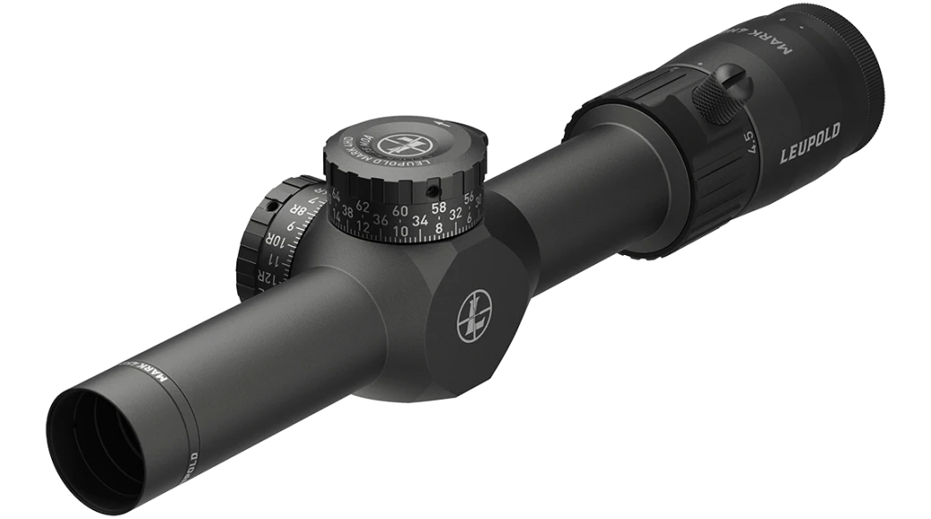 Leupold Mark 4HD 1-4.5x24mm 30mm Tube SFP HPR-1 Reticle Matte Black Riflescope — view 2
