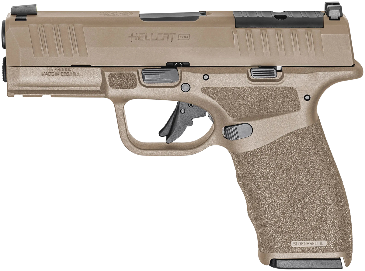 Springfield Armory Hellcat Pro OSP 9mm Luger 3.7" 15+1 Semi-Auto Pistol - FDE — view 2