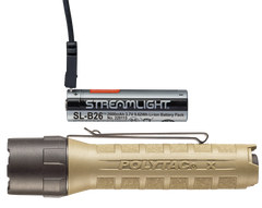 Streamlight PolyTac X USB LED Flashlight 35/260/600 Lumens - Coyote Polymer — view 2