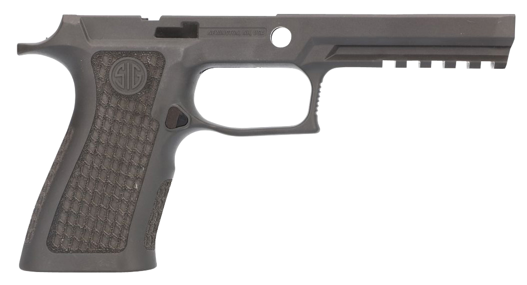 Sig Sauer P320 X-Series Laser Stippled Tungsten Gray Polymer Grip Module — view 2