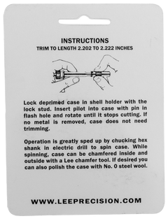 Lee Precision 90144 Case Length Gauge 303 British w/ Shell Holder — view 2