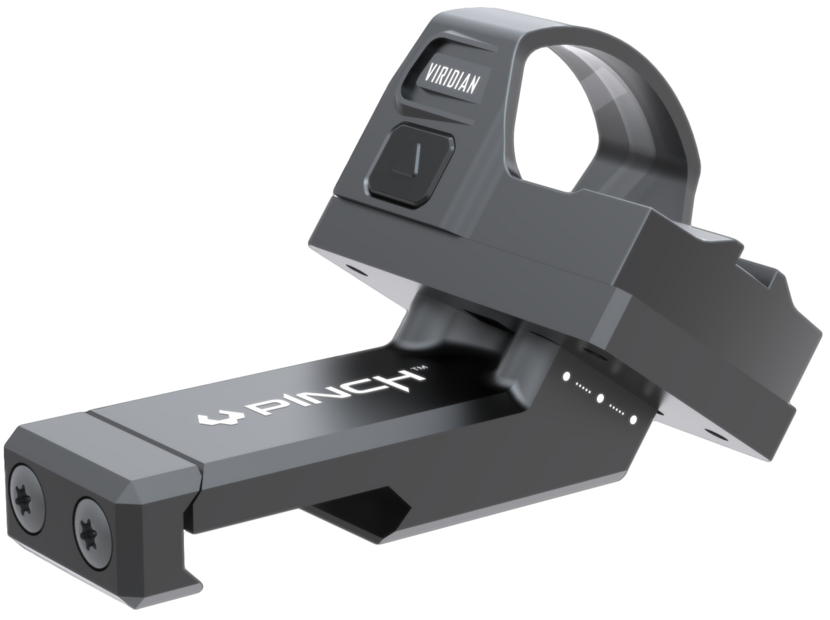 Viridian PINCH Adjustable 35 Degree Offset Mount with Shield RMSc Adapter - Black Anodized — view 2
