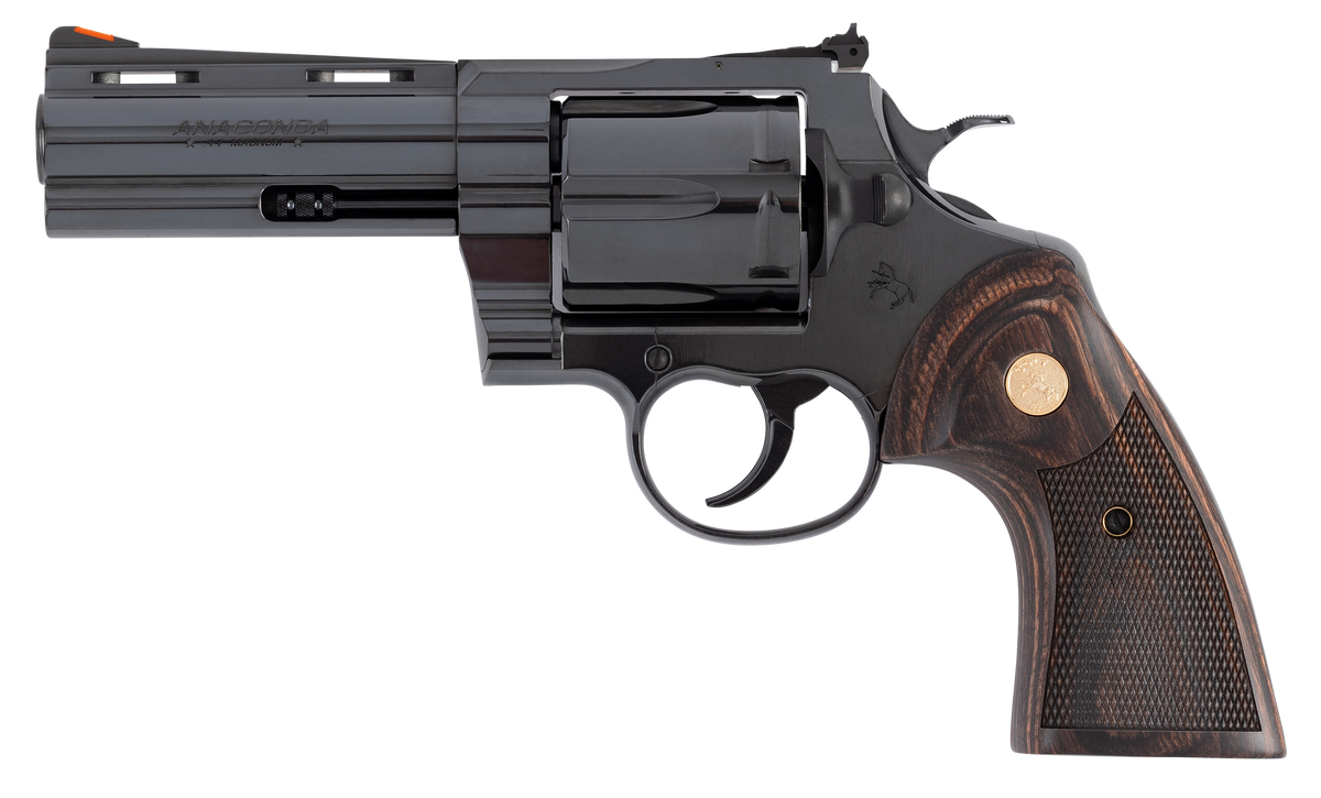 Colt Mfg Anaconda 44 Mag 4.25" 6-Shot DA/SA Revolver - Blued — view 2