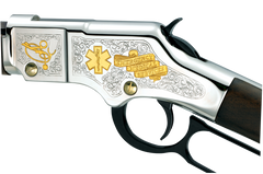 Henry H004EMS Golden Boy EMS Tribute Edition 22 LR 20" 16 LR/21 Short Lever-Action Rifle — view 2