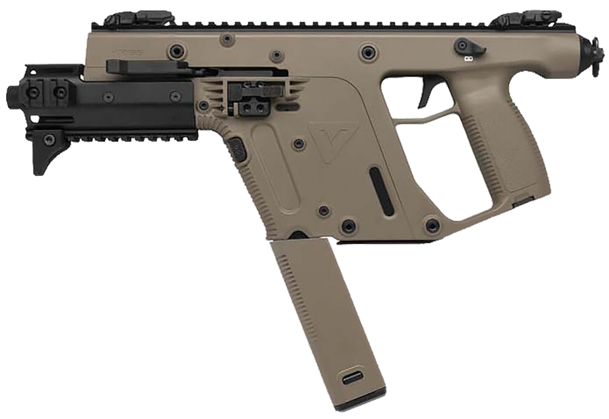 Kriss USA Vector SDP Enhanced G2 10mm Auto 6.5" 33+1 Semi-Auto Pistol - FDE — view 2