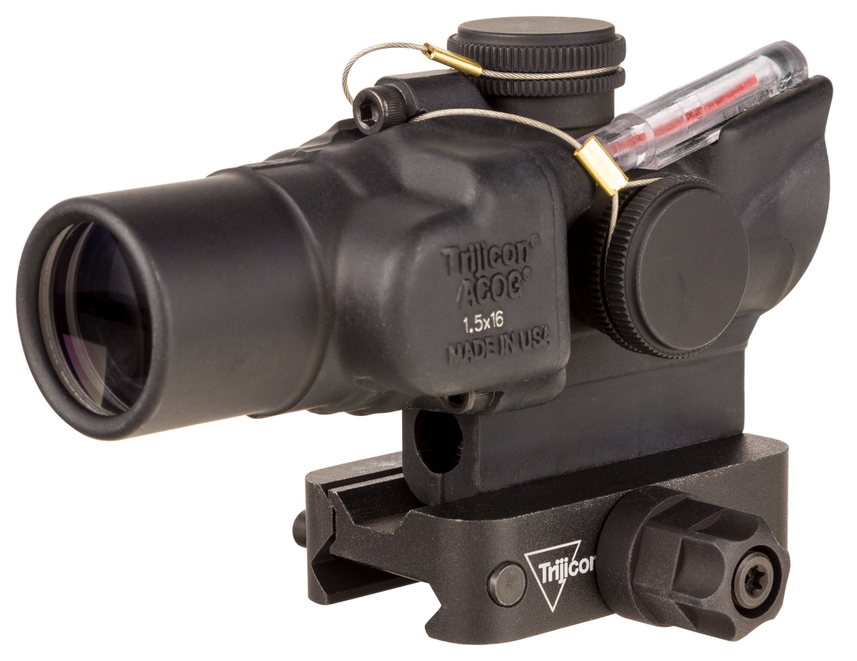 Trijicon ACOG TA44 1.5x16mm Red Circle w/Dot Riflescope - Matte Black Anodized — view 2