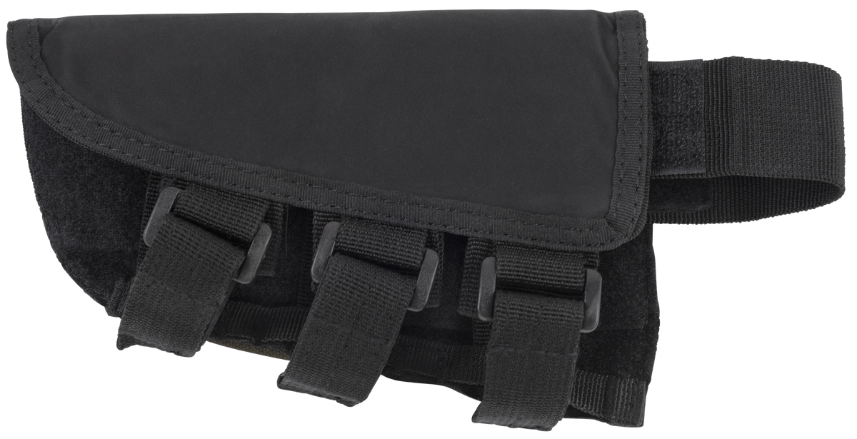 Allen 20550 Buttstock Shell Holder Black/Green Cordura 5-Rd Rifle with Pouch — view 2